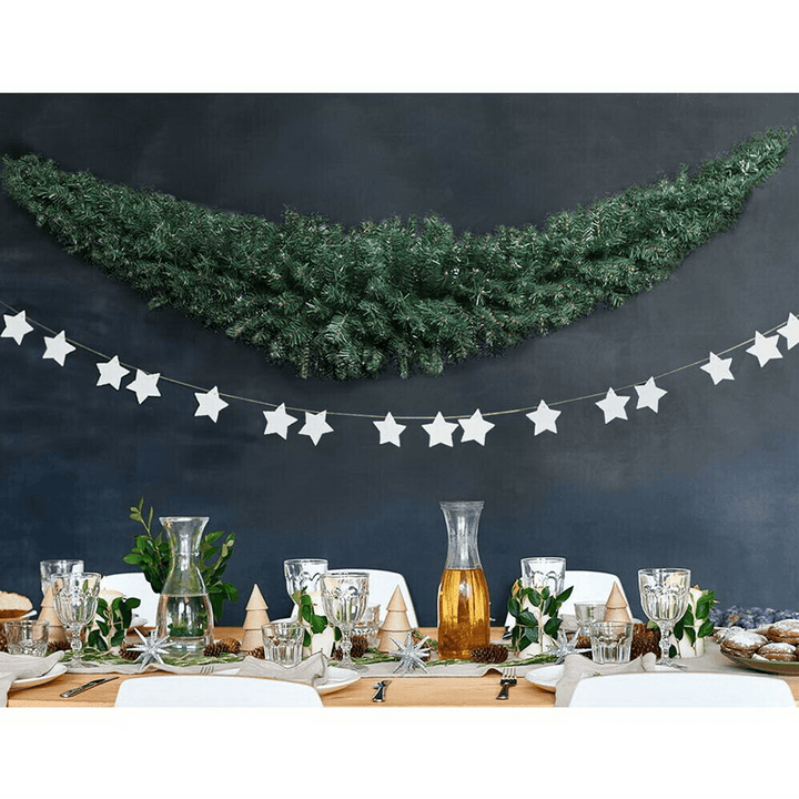 180Cm 2020 Christmas Garland Green Rattan with Light Merry Christmas Decor for Home Kids Xmas Tree Ornaments - MRSLM
