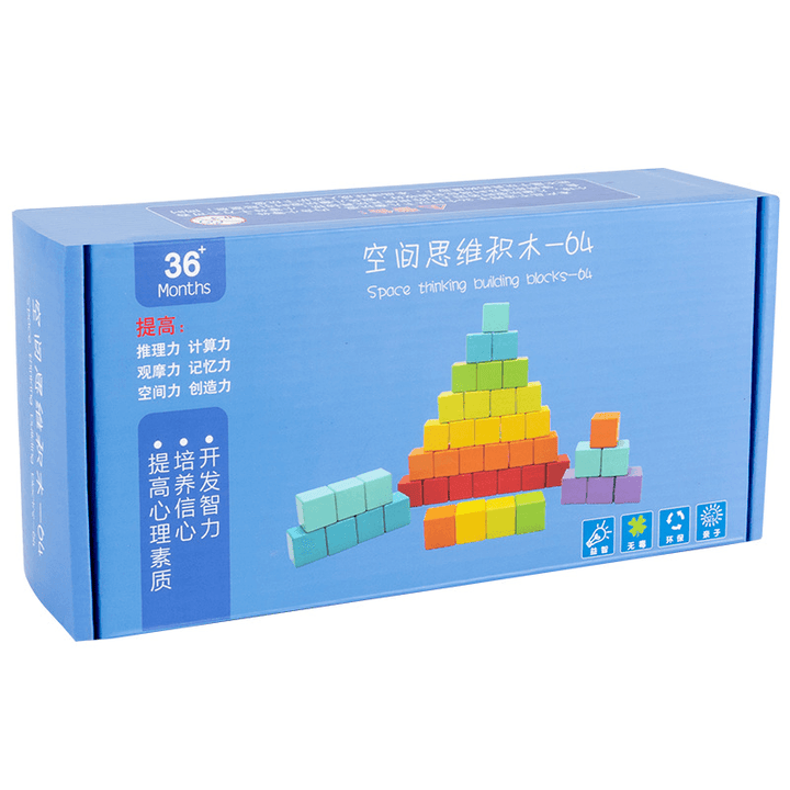 Three-Dimensional Space Thinking Toy Cube Building Block - MRSLM