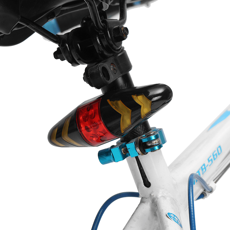 XANES STL05 LED 6 Modes Wireless Remote Control Turn Bike Taillight 500Mah USB Rechargeable Light - MRSLM