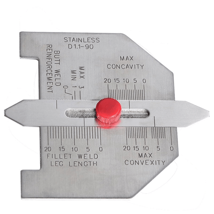 Weld Inspection Ruler Automatic Weld Size Gauge Welding Gauge Weld Caliper - MRSLM