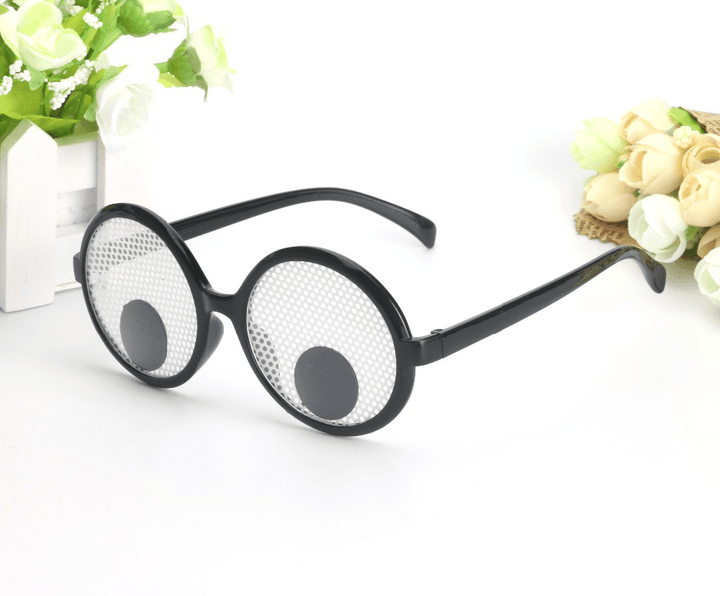 Funny Googly Eyes Goggles Shaking Eyes Party Glasses and Toys for Party Cosplay Costume - MRSLM