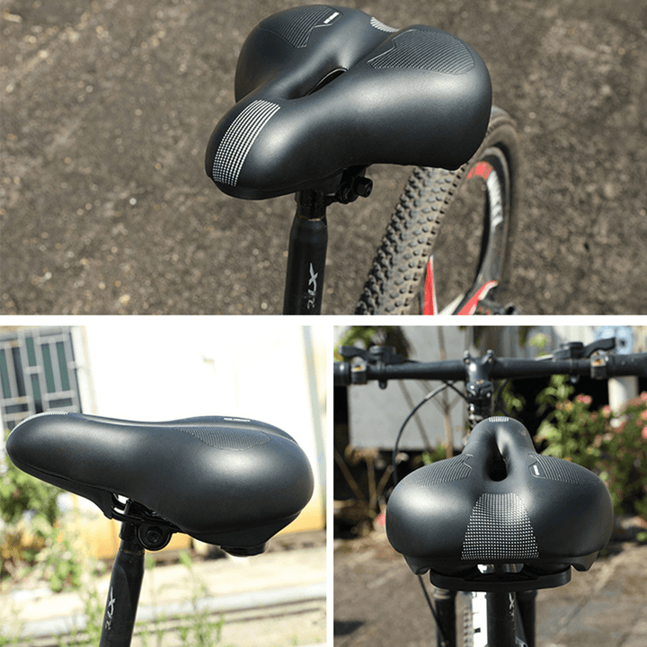 Oversized Bike Seat Comfort Breathable Wide Bicycle Saddle Cushion for MTB Road Bike - MRSLM