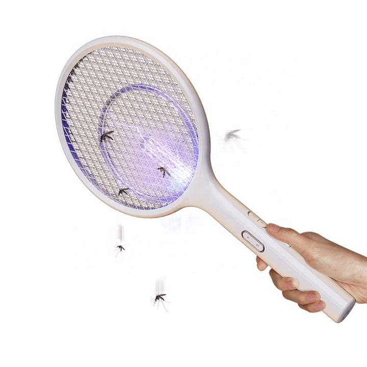 USAMS US-ZB144/ US-ZB145 Electric Mosquito Swatter LED UV Light 3500V Mosquitoes Trap Swatter - MRSLM