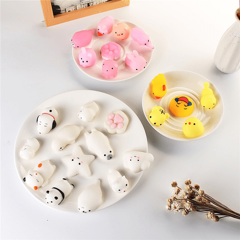 25 PCS Random Squishy Lot Slow Rising Kawaii Cute Animal Squeeze Hand Toy - MRSLM