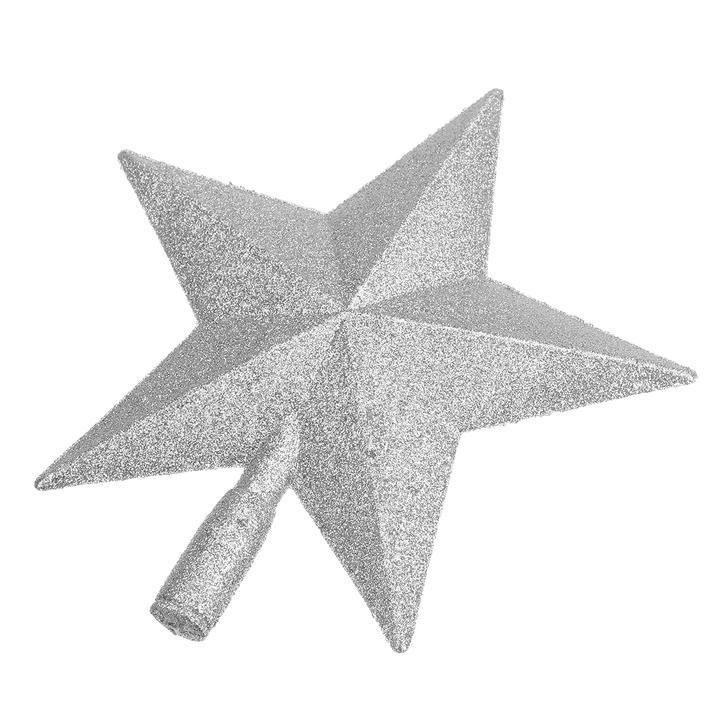 Christmas Tree Top Sparkle Star Glittering Hanging Christmas Tree Topper Decoration Ornaments Home Decor - MRSLM