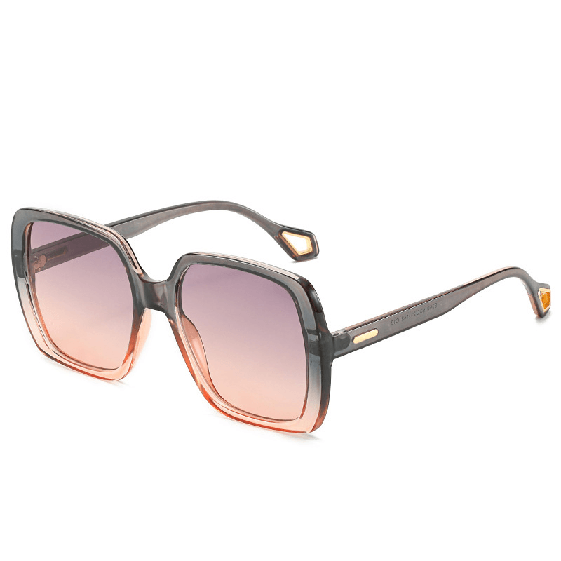 Fashion Square Frame Retro Ladies Sunglasses - MRSLM