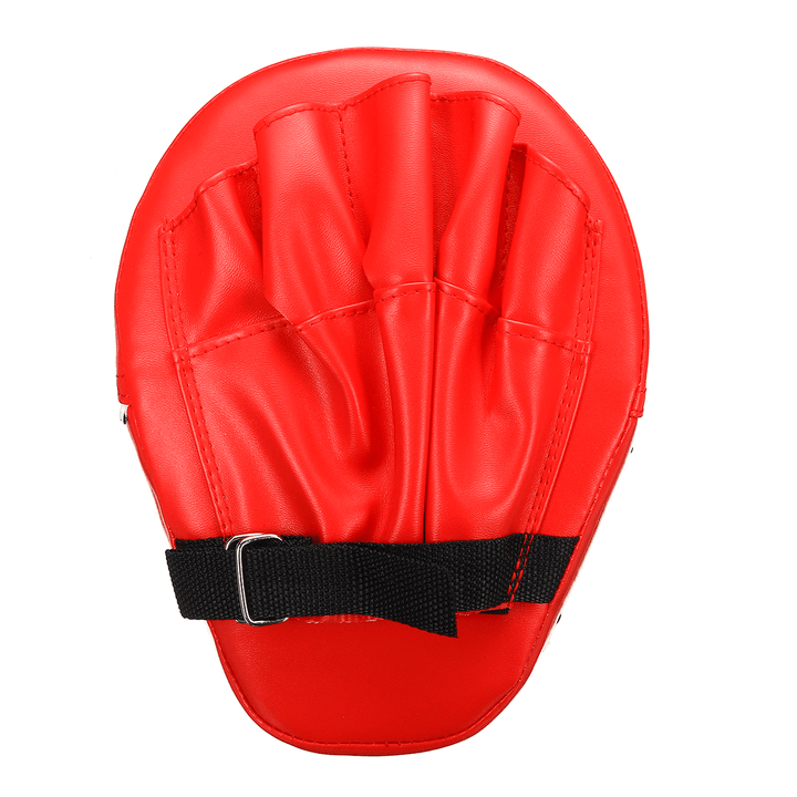 Boxing Target Thickened Curved PU Leather Boxing Curved Baffle Thai Taekwondo Kick Shield - MRSLM