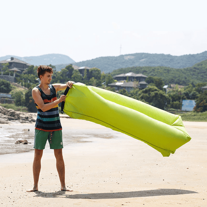 Naturehike Outdoor Portable Waterproof Inflatable Air Sofa Camping Beach Sofa Foldable Inflatable Sleeping Lounger - MRSLM