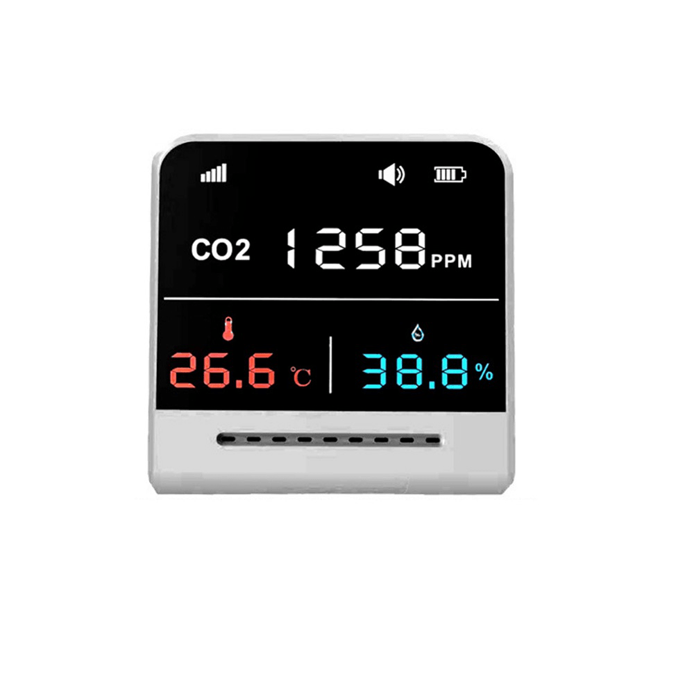 CO2 LCD Meter Sensor Carbon Dioxide Detector Air Quality Monitor Temperature Humidity Meter Gas Analyzer - MRSLM