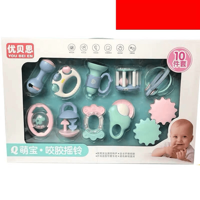 Baby Rattle Educational Toys Rattle Gift Set - MRSLM