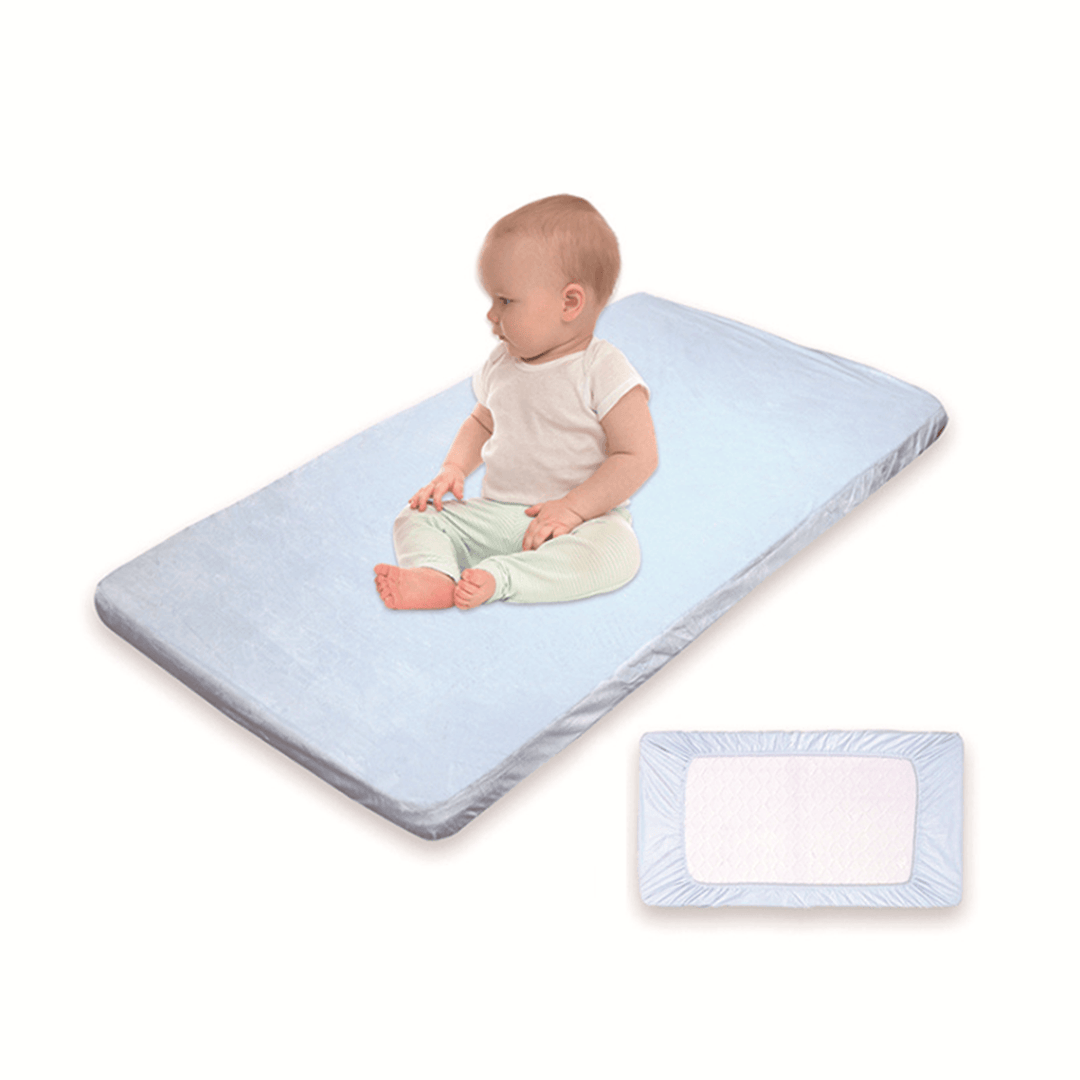 130X70Cm Baby Toddler Bedding Suface Infant Soft Comfort Crib Mattress Pad Cover - MRSLM