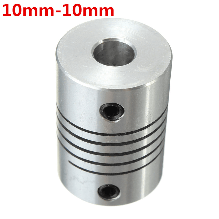 Machifit Id7/8/10Mm Flexible Shaft Coupling Od19Mm L25Mm CNC Stepper Motor Coupler Connector - MRSLM