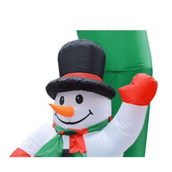 250Cm Huge Inflatable Christmas Arch Archwaysanta Snowman Indoor Outdoor Decorations - MRSLM