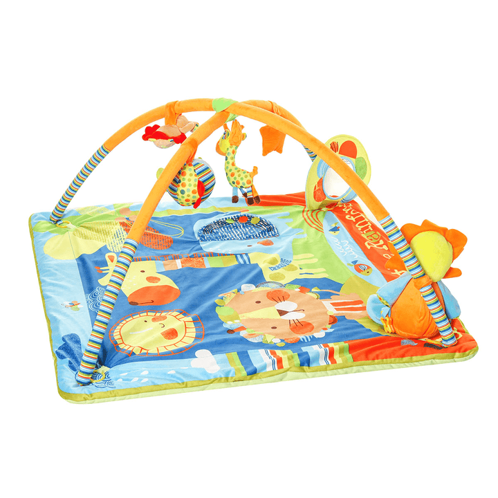 Infant Baby Gym Activity Bed for Kick & Play Hanging Toys Baby Play Mat - MRSLM