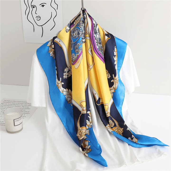 Fashion All-Match Women'S Simulation Silk Scarf - MRSLM