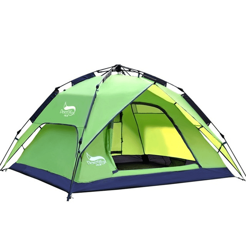 Desert&Fox Automatic Camping Tent 3-4 People Waterproof Windproof Tent Sun Shelter Canopy for Outdoor Camping Travel 3 Use - MRSLM