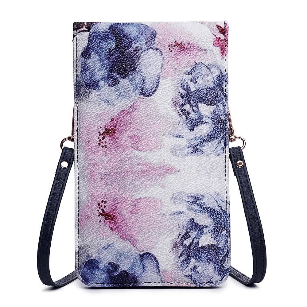 Women Casual Multi-Color Flower National Phone Bag - MRSLM