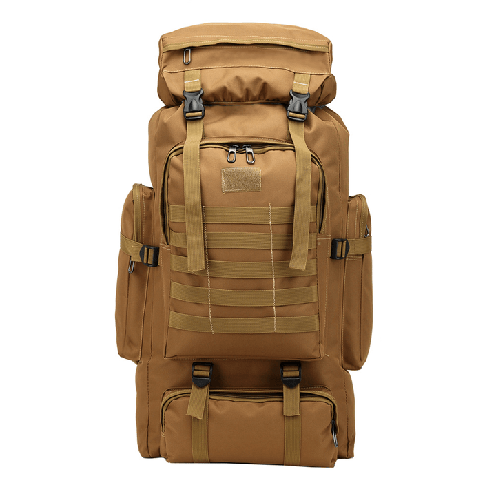 80L Molle Tactical Bag Outdoor Traveling Camping Hiking Military Rucksacks Backpack Camouflage Bag - MRSLM