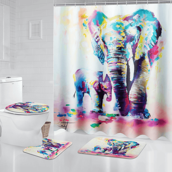 3D Shower Curtain Digital Printing Waterproof Polyester for Bathroom - MRSLM