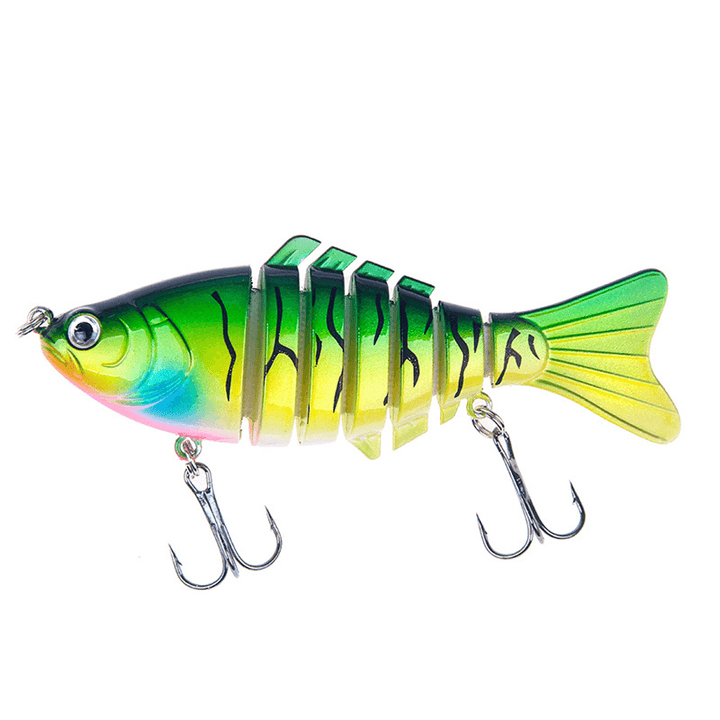 ZANLURE XY-238 5Pcs/Set 15.6G 10Cm 7 Section Swimbait Hard Bait Fishing Lure Isca Artificial Lures - MRSLM