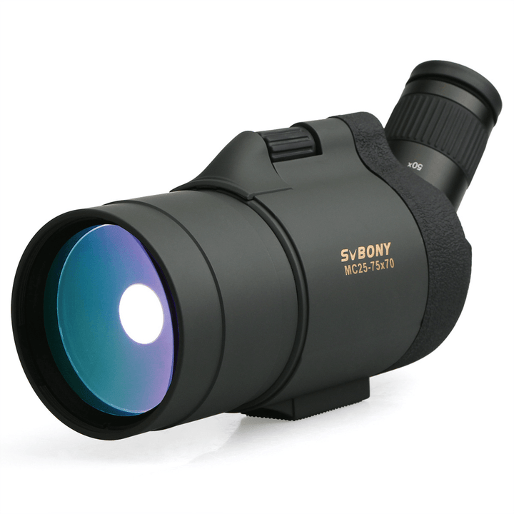 SVBONY SV41 25-75X70 Waterproof Anti-Fog Telescope Refraction Optical System Zoom BAK4 Prism Long Range Monoculars with Tripod - MRSLM