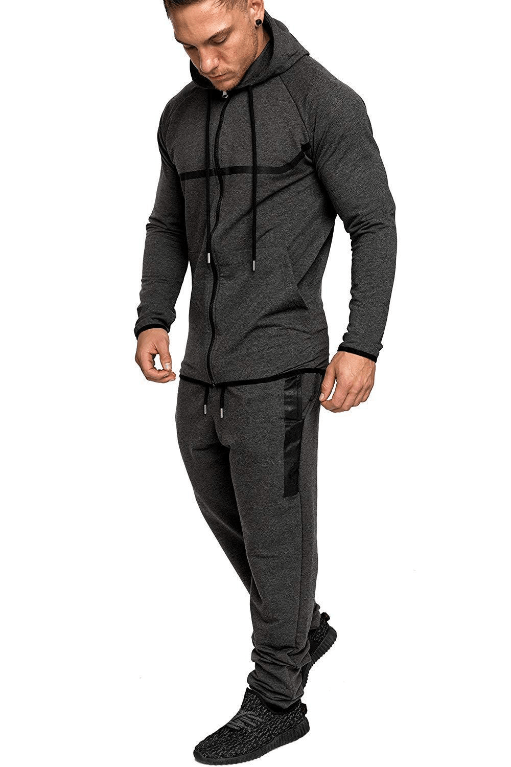 Leisure Sports Fitness Suit Men'S Snowflake - MRSLM