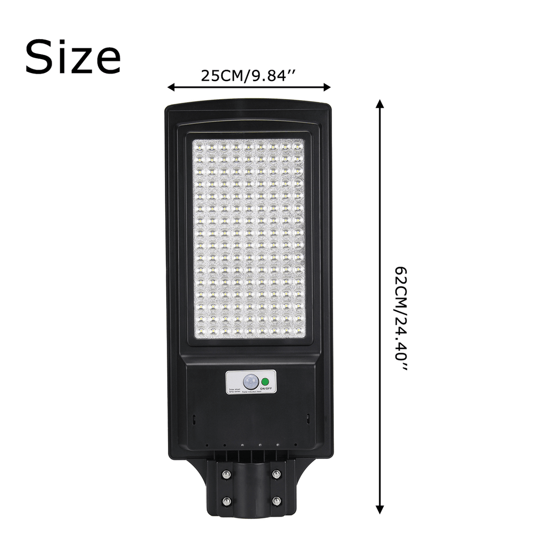 144 Leds Solar Power Wall Outdoor Street Motion Sensor Garden - MRSLM