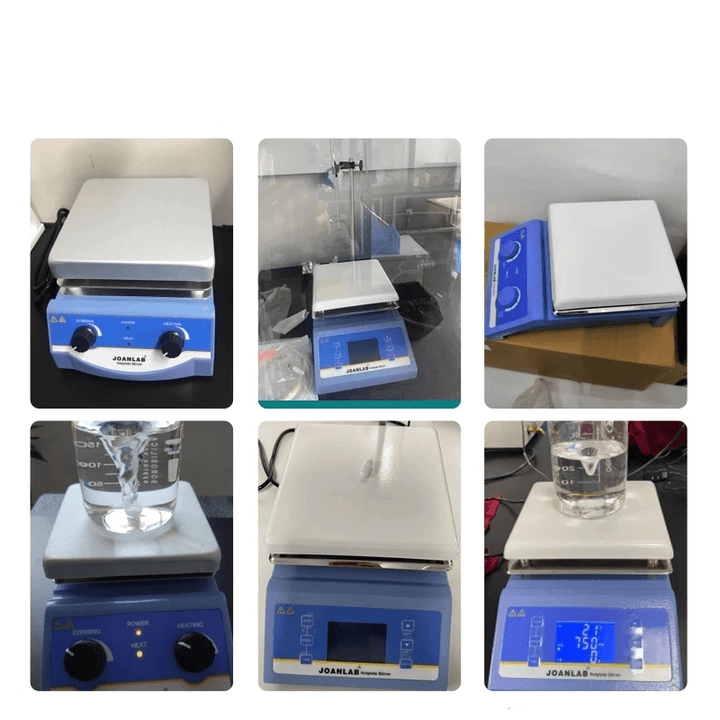 JOANLAB HS-19 Heating Magnetic Stirrer Hot Plate Lab Stirrer Digital Display Magnetic Mixer Lab Equipment 5L - MRSLM