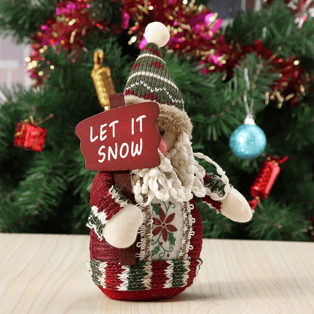 Old Man Snowman Elk Table Christmas Ornament Party Decor Gift Home Decorations - MRSLM