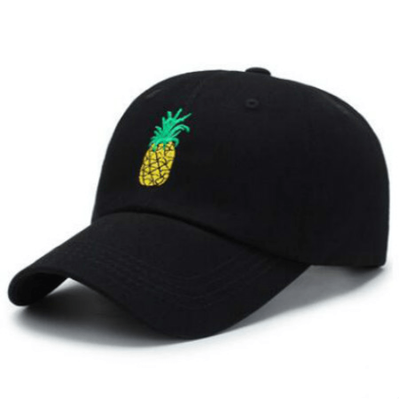 Embroidered Pineapple Baseball Cap Adjustable Cotton - MRSLM