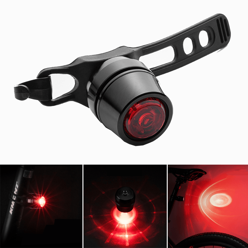 ROCKBROS Bicycle Rear Light USB Rechargeable Bike Tail Light Multi Safety Brake Warning Tail Light Cycling Accessories - MRSLM