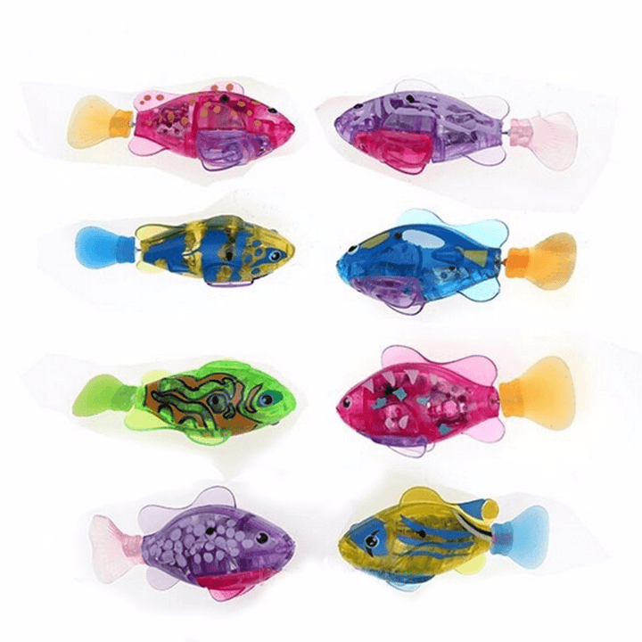 Pets Robotic Fish Activated Battery Powered Robotic Pet Toys for Fishing Tank Decorating Fish - MRSLM