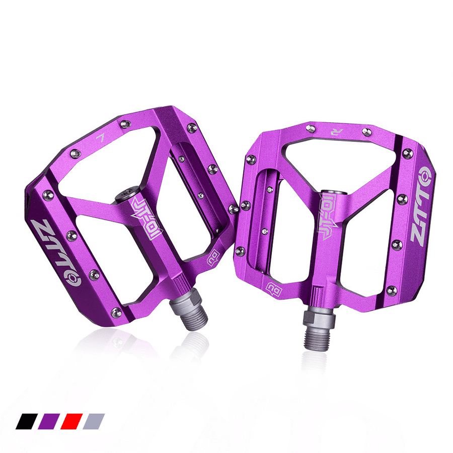 ZTTO JT01 Anti-Slip Durable Aluminum Alloy Perlin Bearing 1 Pair Bicycle Pedals Mountain Bike Pedals Bike Accessories - MRSLM