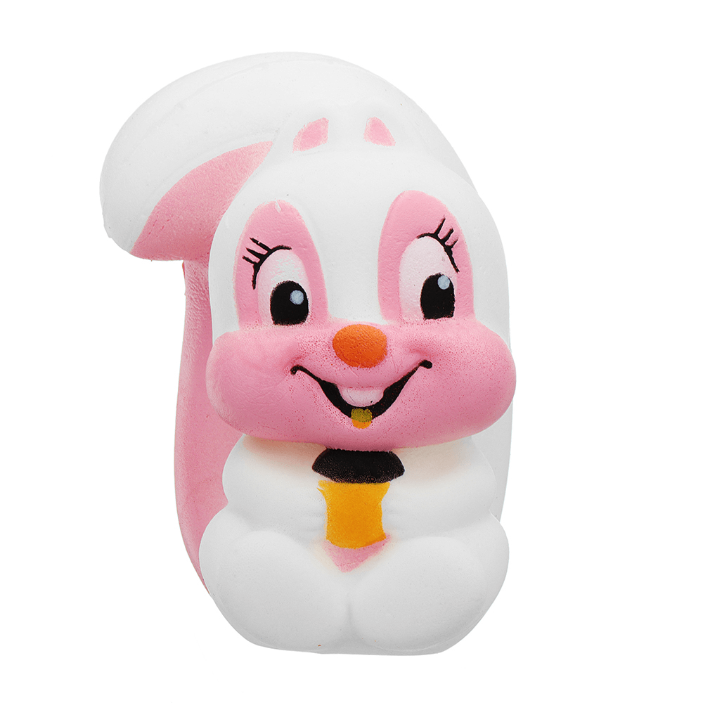 Squishy Squirrel Kawaii Animal Slow Rising Toy 12Cm Cartoon Doll Gift Collection - MRSLM