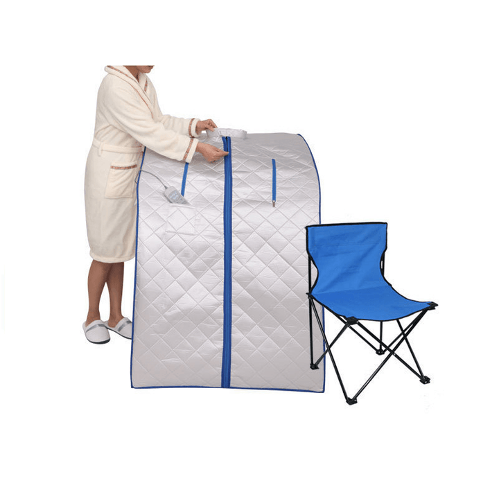 Ibeauty Portable Far Infrared Sauna Room with Folding Chair Bathroom Furniture - MRSLM