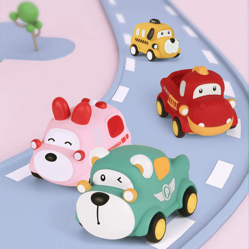 Vinyl Animal Cartoon Toy Car - MRSLM