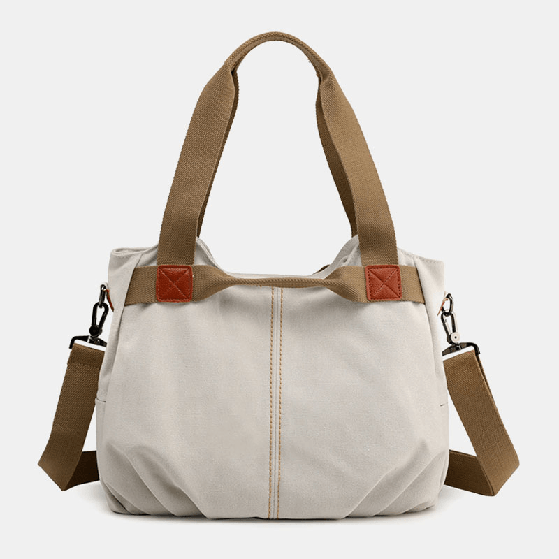 Women Large Capacity Canvas Handbag Shoulder Bag Crossbody Bags - MRSLM