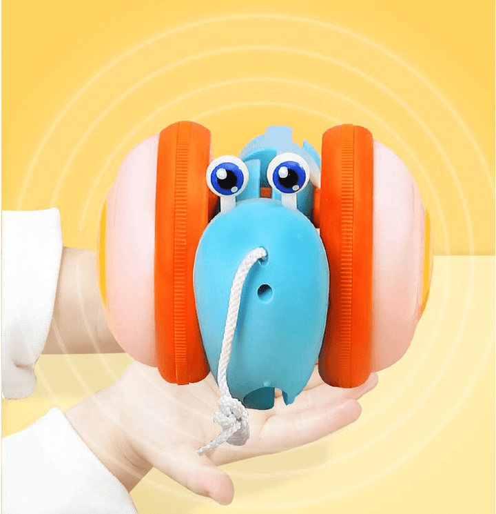 Snail Drag Toy Light Music Baby Pull Rope Cartoon Toy - MRSLM