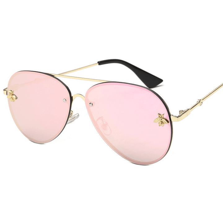 Little Bee Fashion Sunglasses Trendy Star Toad Mirror European and American Large Frame Sunglasses - MRSLM