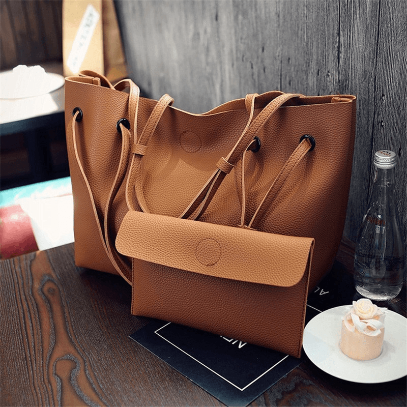 Fashion Women Leather Shoulder Messenger Purse Handbag Crossbody Satchel Tote Bag - MRSLM