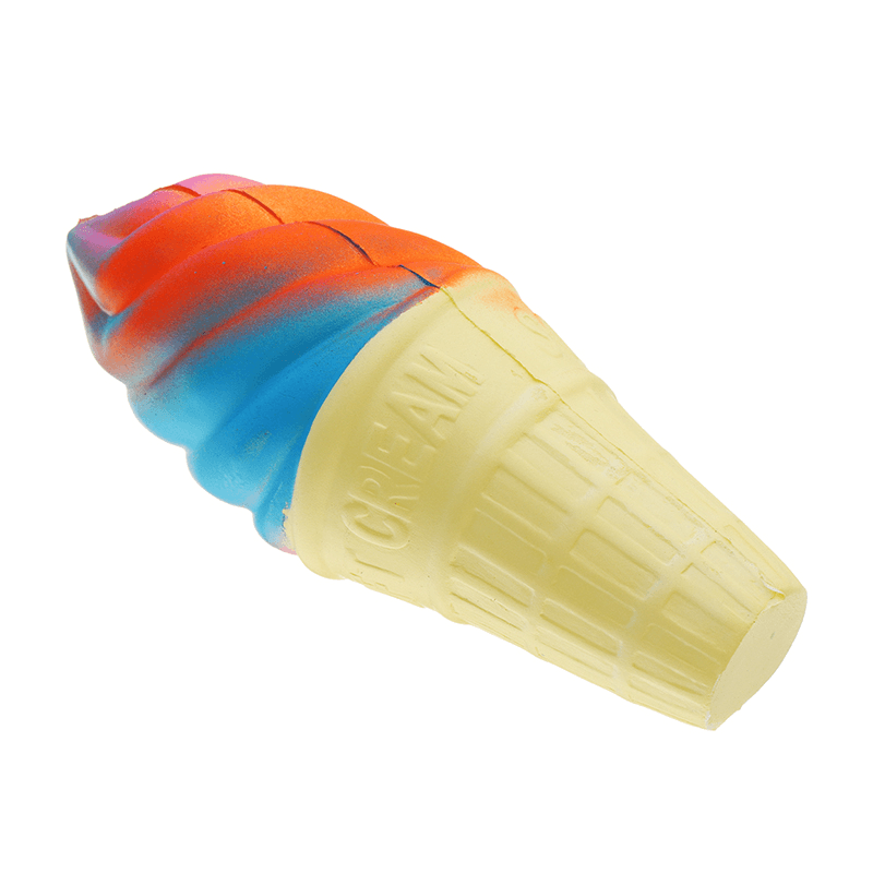 Colorful Ice Cream Squishy 14.5*6Cm Slow Rising with Packaging Collection Gift Soft Toy - MRSLM