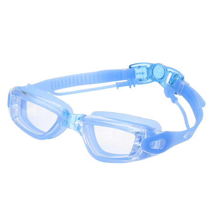 OUTERDO Professional Swimming Goggles with Earbuds Silicone Unisex anti Fog No Leaking HD Optical Diving Glasses - MRSLM