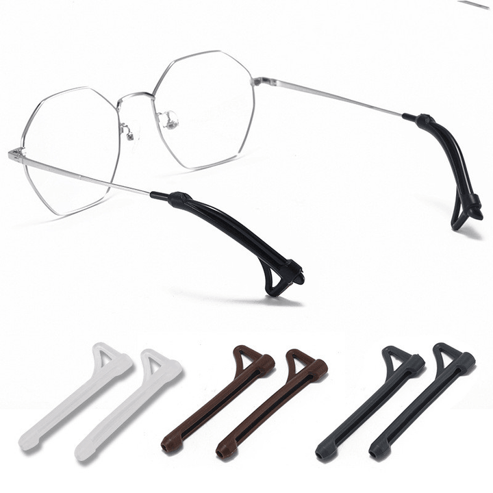 New Style Glasses Legs Silicone Anti-Skid Cover Ear Hook Ear Holder Glasses Leg Cover - MRSLM