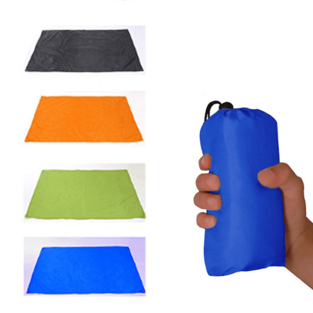 300X300Cm Outdoor Camping Tent Sunshade Rain Sun UV Beach Canopy Awning Shelter Beach Picnic Mat Ground Pad Tent Sunshade - MRSLM