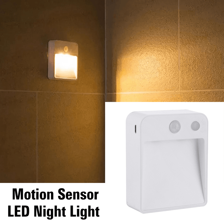 LED Motion Sensor Night Light Automatic Turn on / off Human Movement Sense Lamp - MRSLM