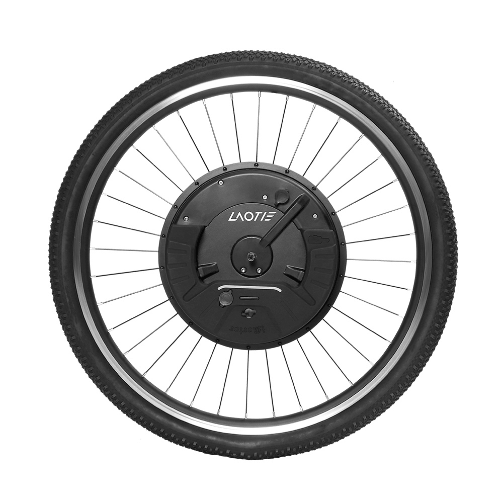 LAOTIE® EW-DP5 Throttle Type 26In/700C Universal 36V 7.2Ah 500W Intelligence Bicycle Wheel Brushless Motor Front Wheel for Electric Bike - MRSLM