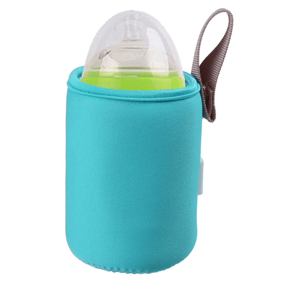 USB Baby Bottle Warmer Portable Warmer Infant Feeding Bottle Heated Cover Thermostat Heater - MRSLM