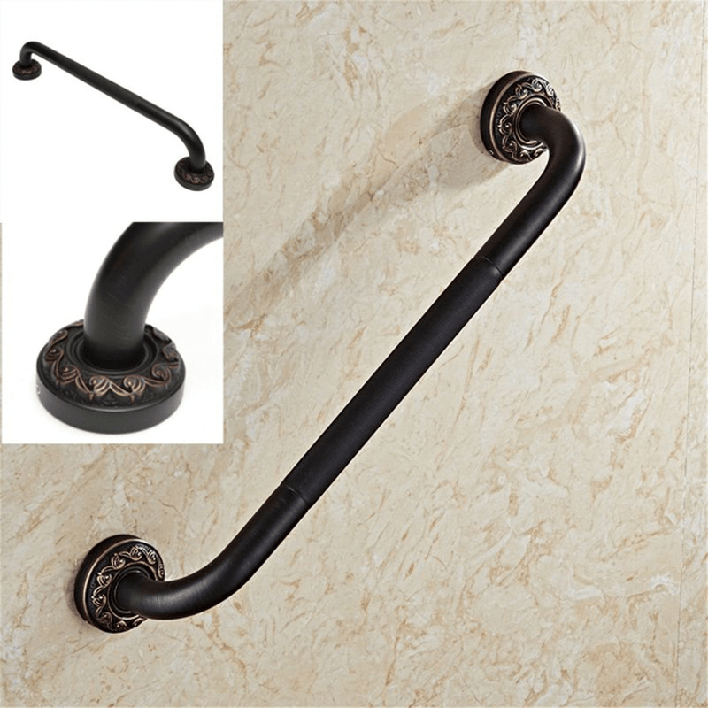 Black Bronze Wall Mounted Towel Rail Bar Grab Support Safety Handle - MRSLM