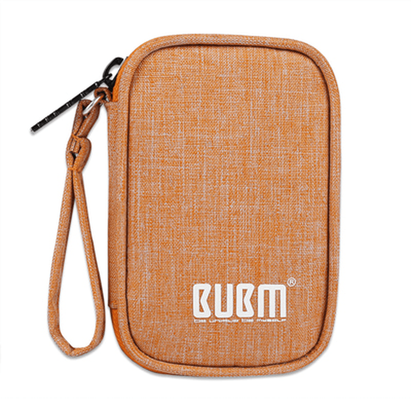 BUBM Travel Carrying Case for Small Electronics and Accessories Earphone Earbuds Cable Change Purse - MRSLM