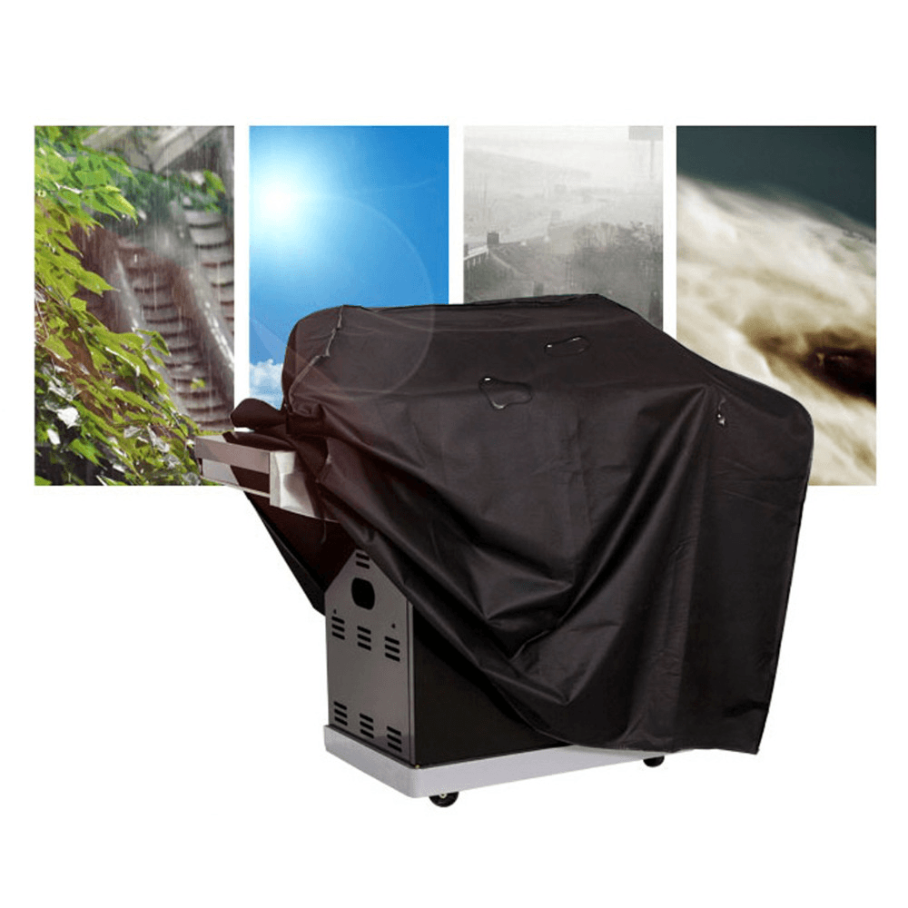 Large Size Outdoor Camping BBQ Grill Covers Heavy Duty Waterproof Barbecue Cover Picnic Accessories - MRSLM